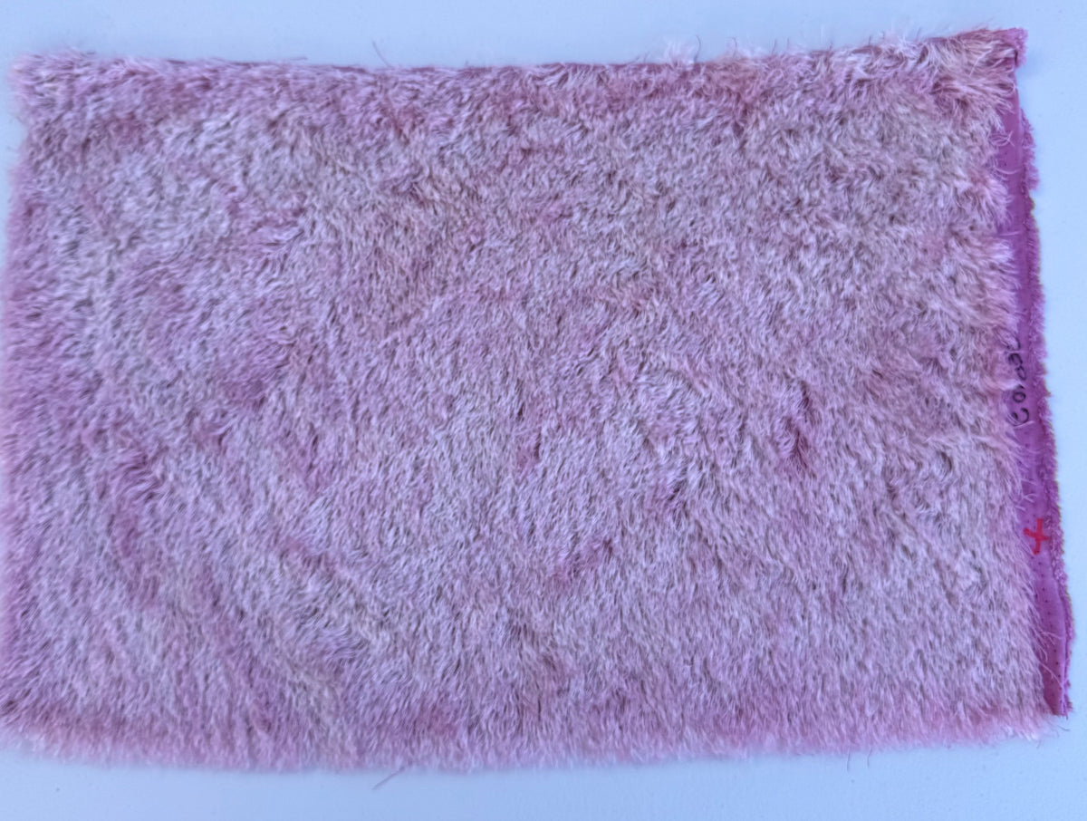 25mm String Mohair - Hand Dyed Pansy Pink - Fat 1/4m - SEP102