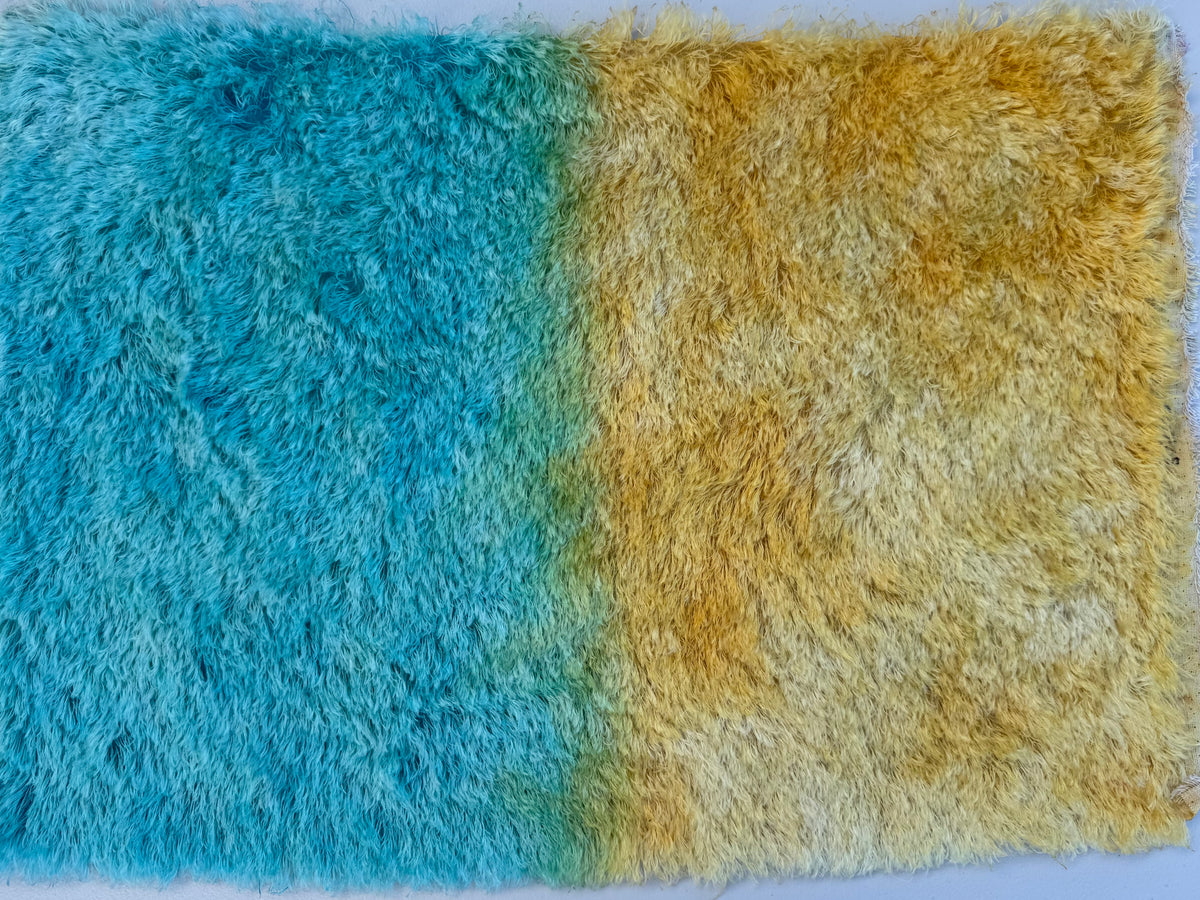 25mm String Mohair - Hand Dyed Sand and Sea - Fat 1/4m - SEP105