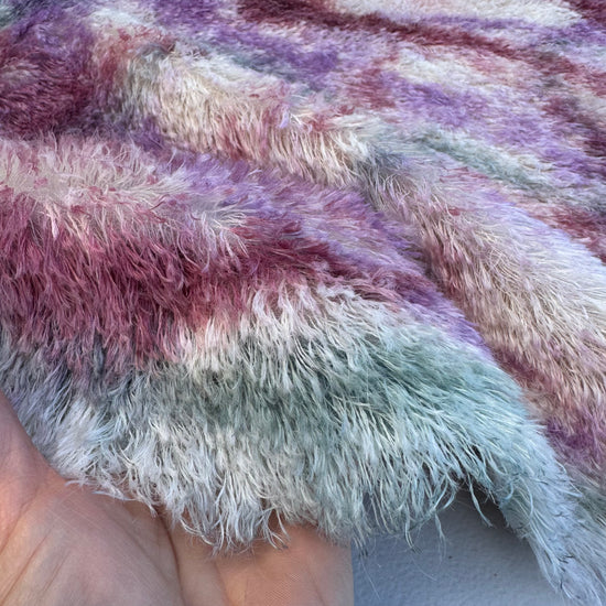 25mm String Mohair - Hand Dyed Twilight Ribbons - Fat 1/4m - SEP106