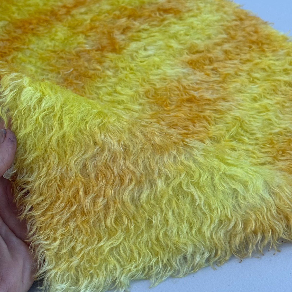 Bianca Mohair - Hand Dyed Lemon Tart - Fat 1/8m - SEP113