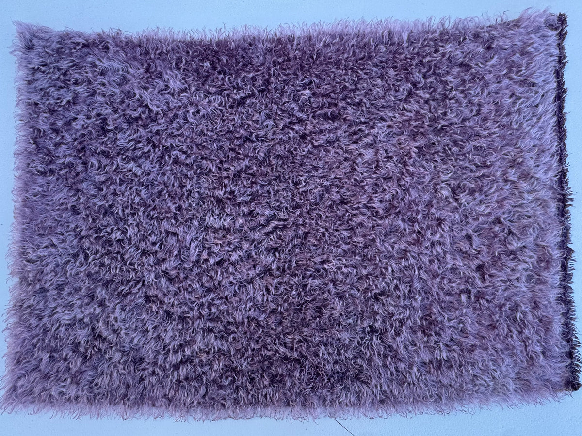 Bianca Mohair - Hand Dyed Smokey Violet - Fat 1/4m - SEP118