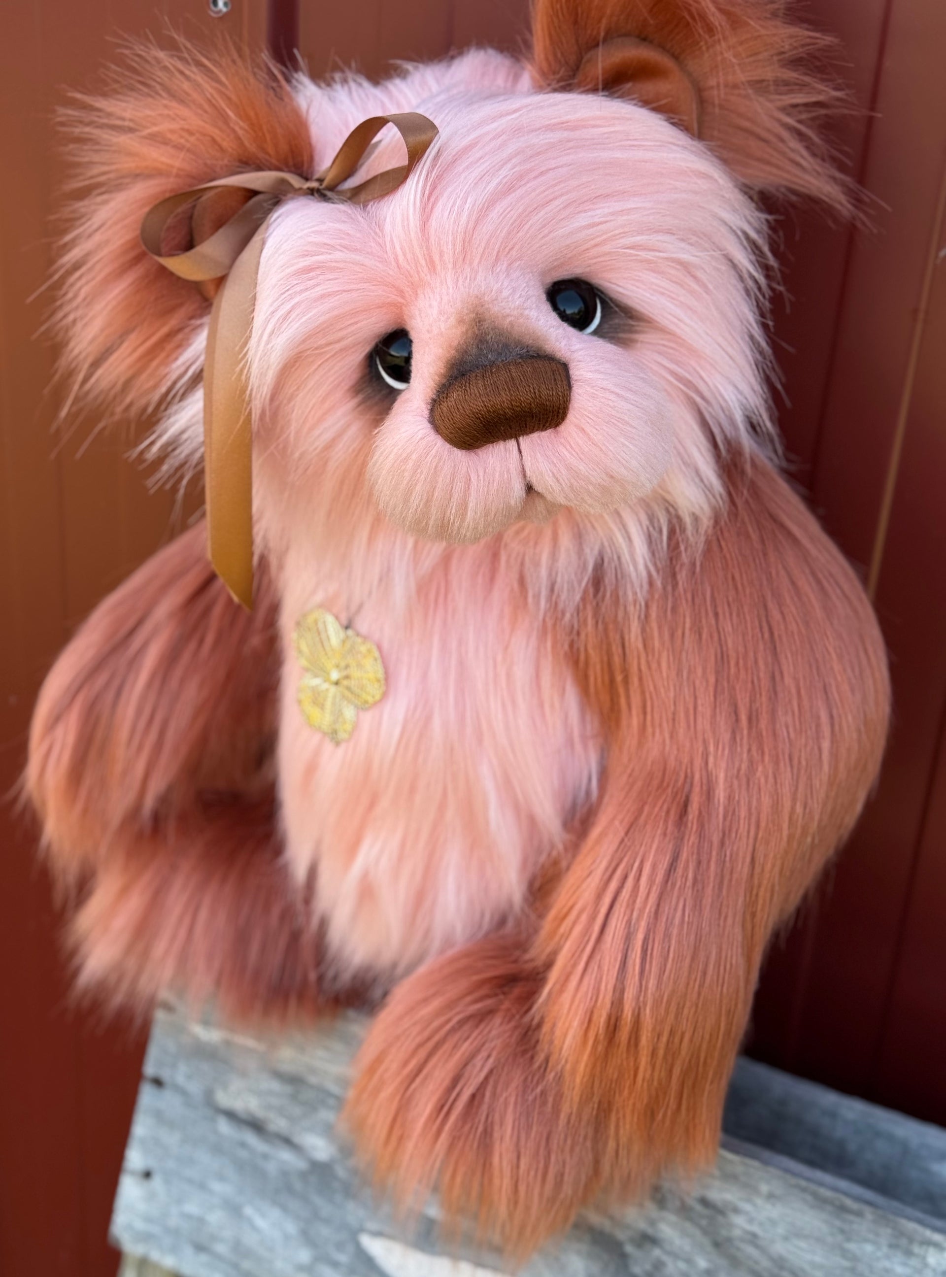 Laurel Copperfall - 18" Luxury faux fur artist bear by Emma's Bears - OOAK