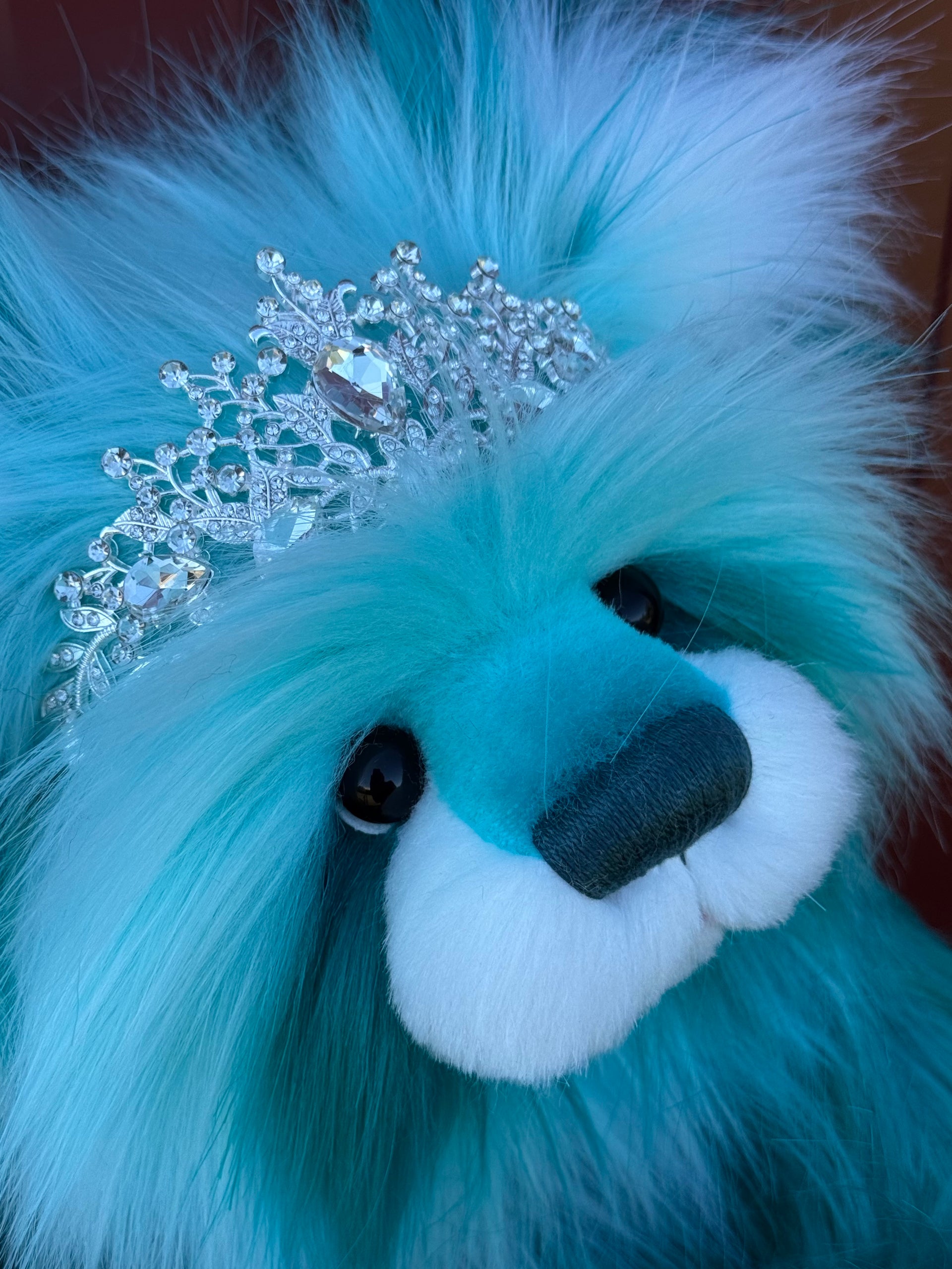 Tiffany Sealove - 16" luxury faux fur bear by Emmas Bears - OOAK