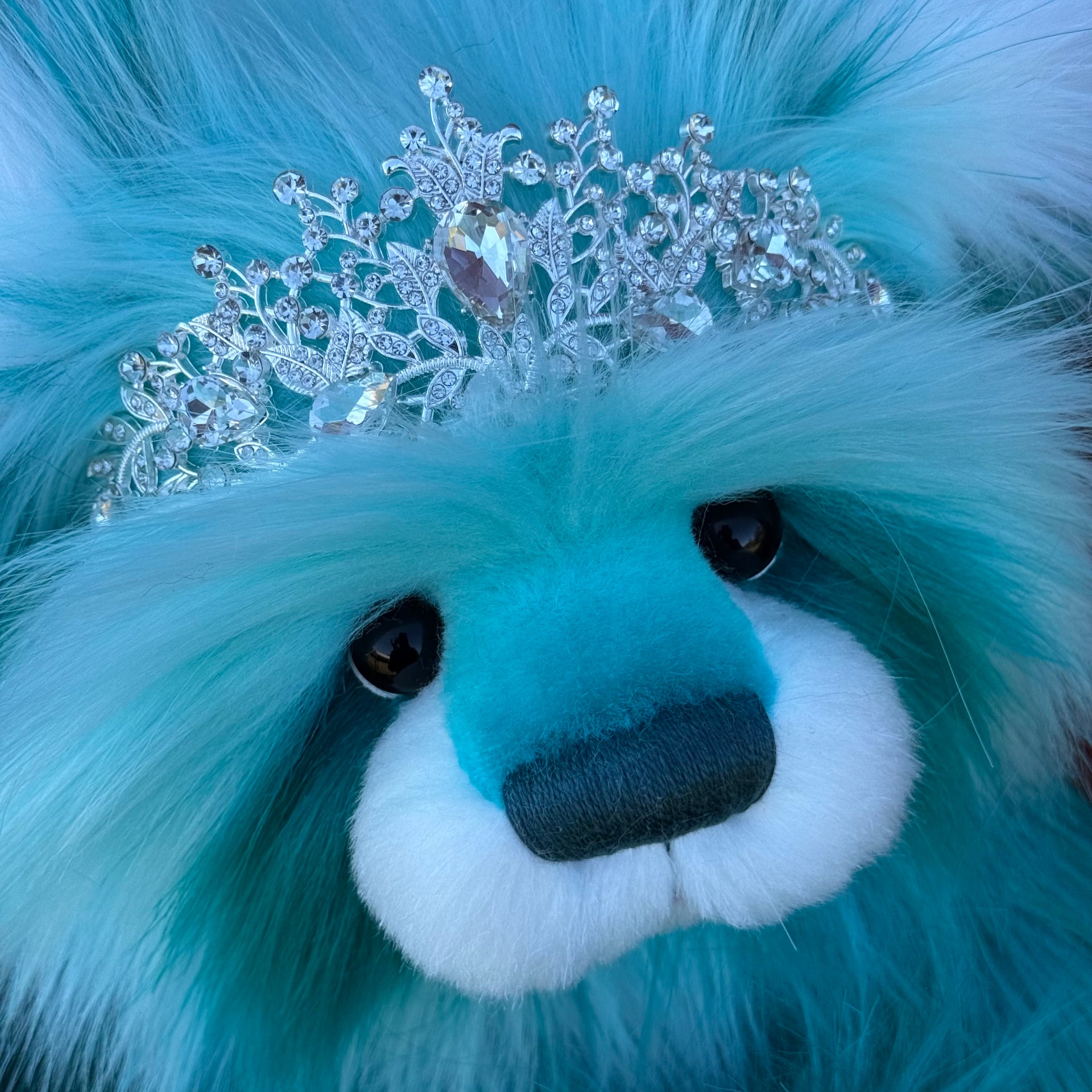 Tiffany Sealove - 16" luxury faux fur bear by Emmas Bears - OOAK