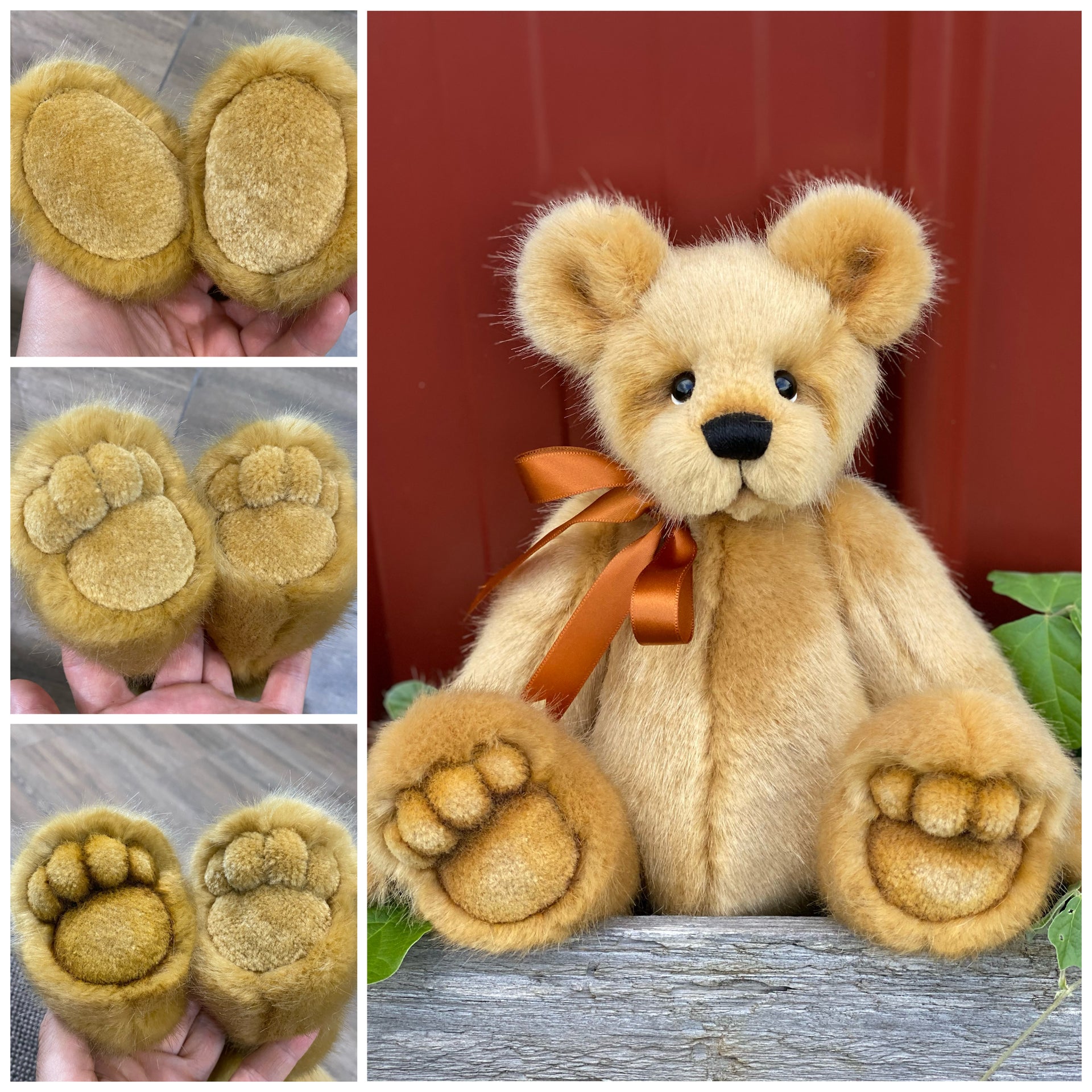 KITS - 13" Honey teddy using Emma's Bears FREE pattern