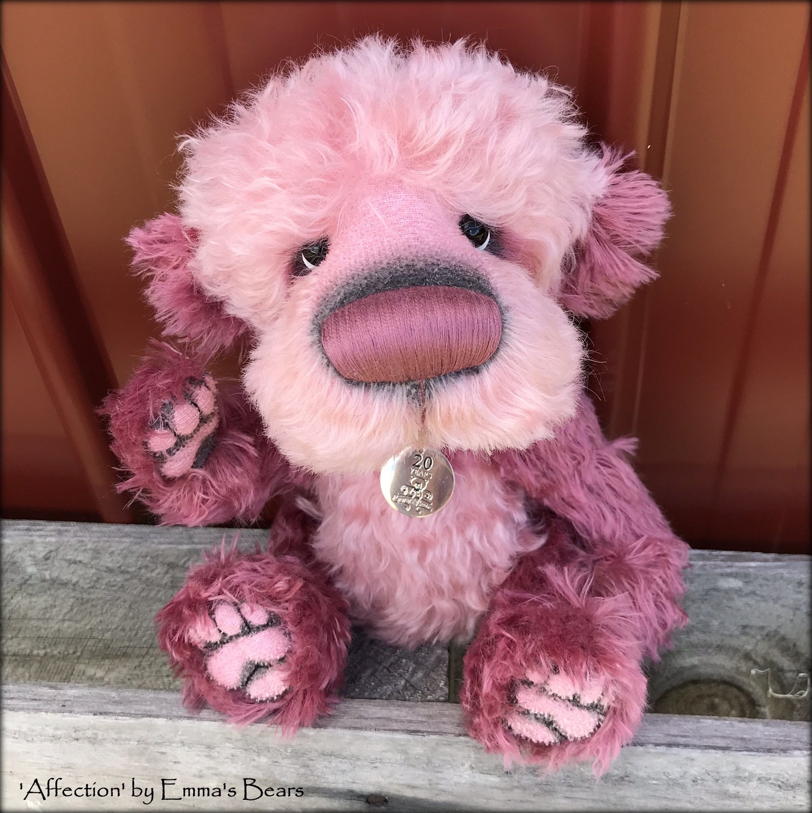 Affection - 20 Years of Emma's Bears Commemorative Teddy - OOAK in a series