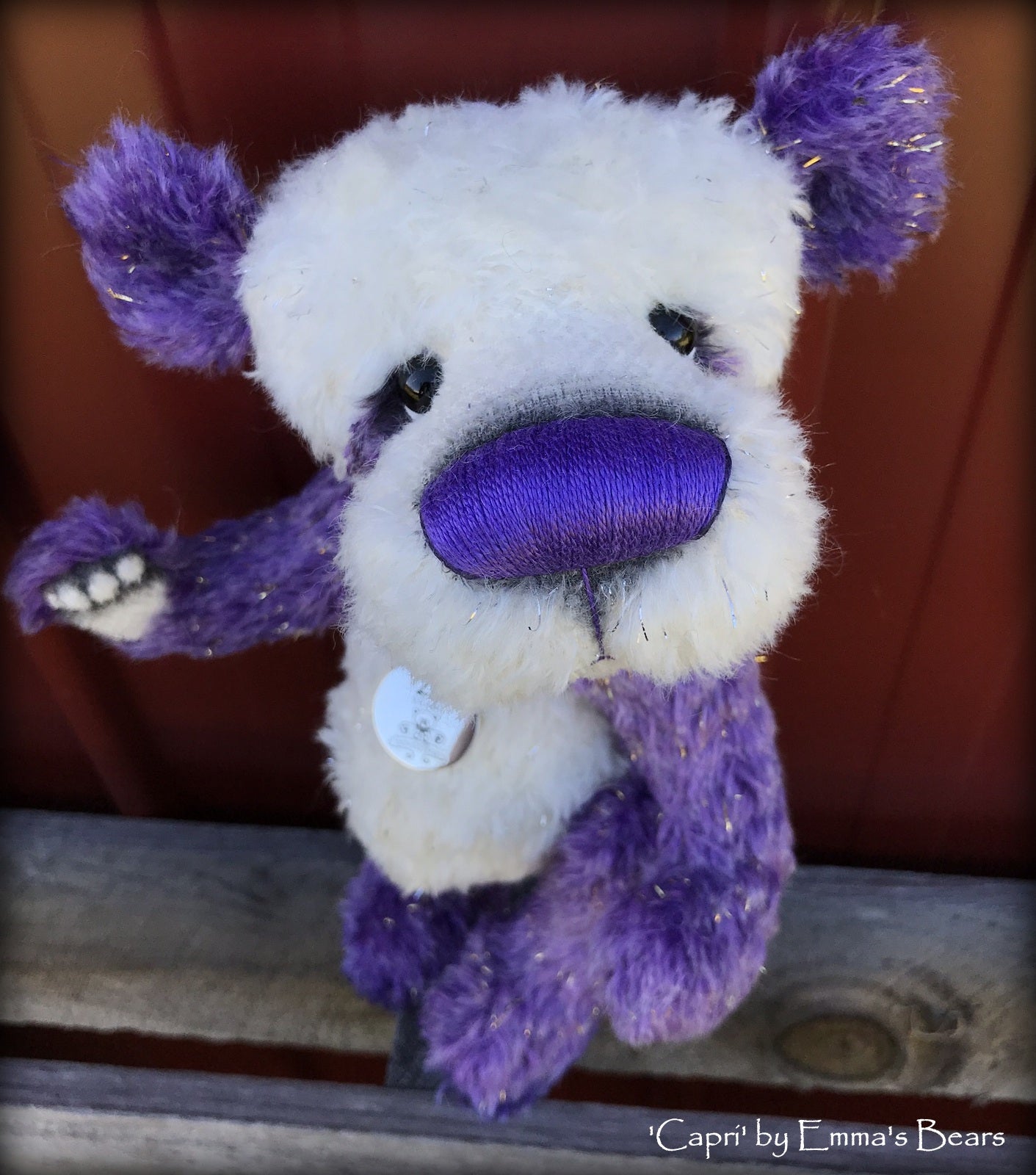 Capri - 20 Years of Emma's Bears Commemorative Teddy - OOAK in a series