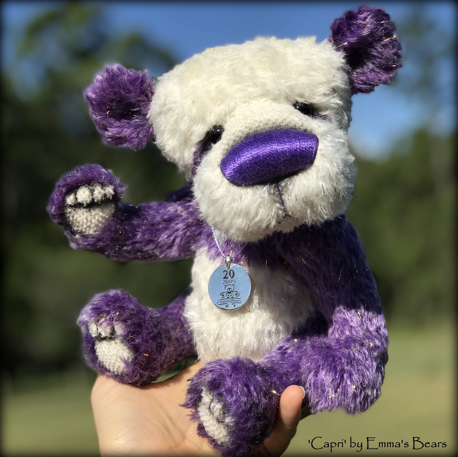 Capri - 20 Years of Emma's Bears Commemorative Teddy - OOAK in a series