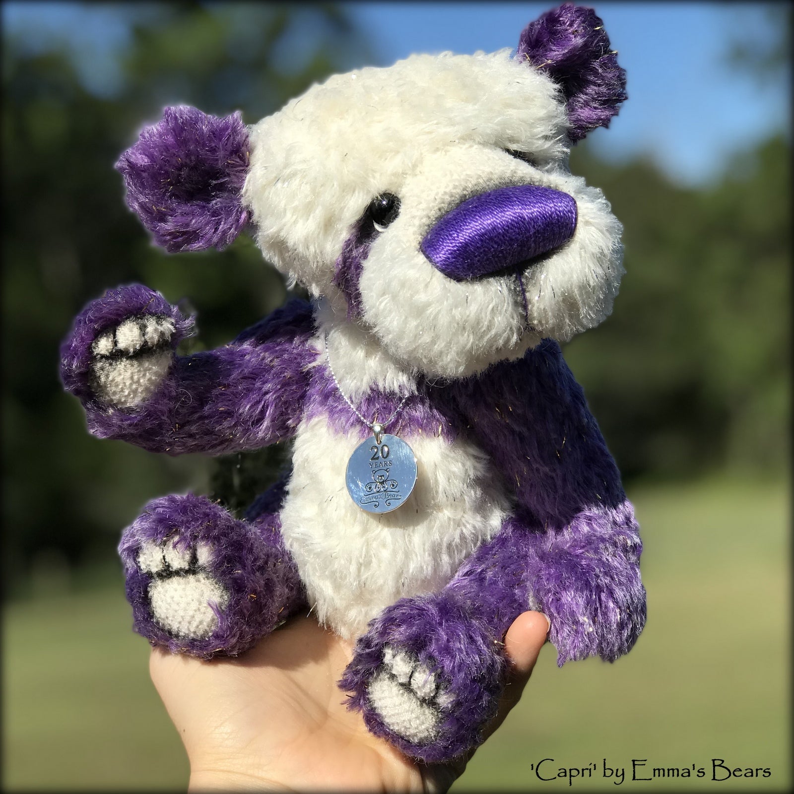 Capri - 20 Years of Emma's Bears Commemorative Teddy - OOAK in a series