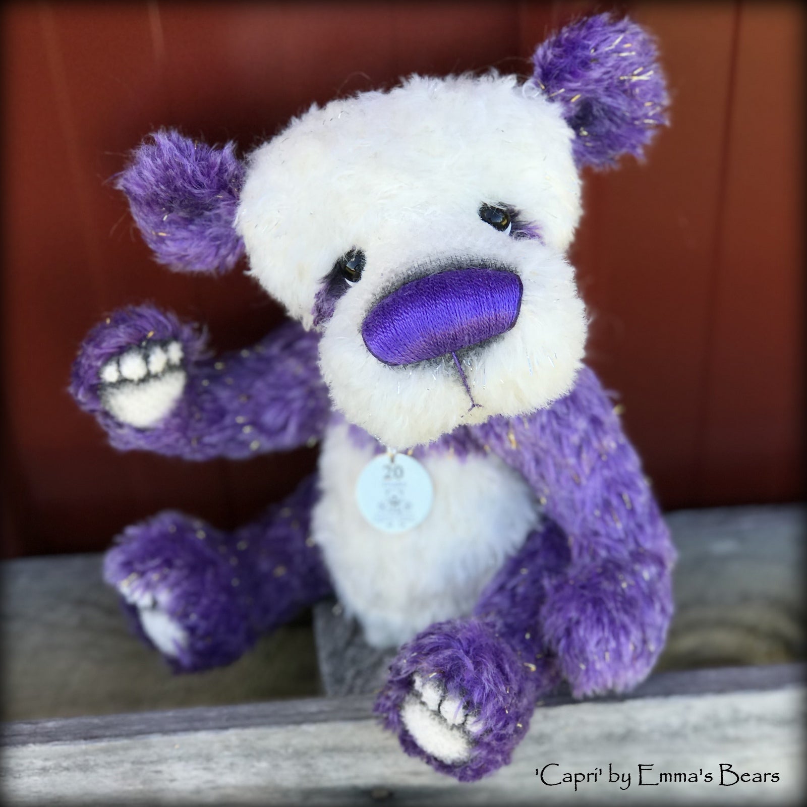 Capri - 20 Years of Emma's Bears Commemorative Teddy - OOAK in a series