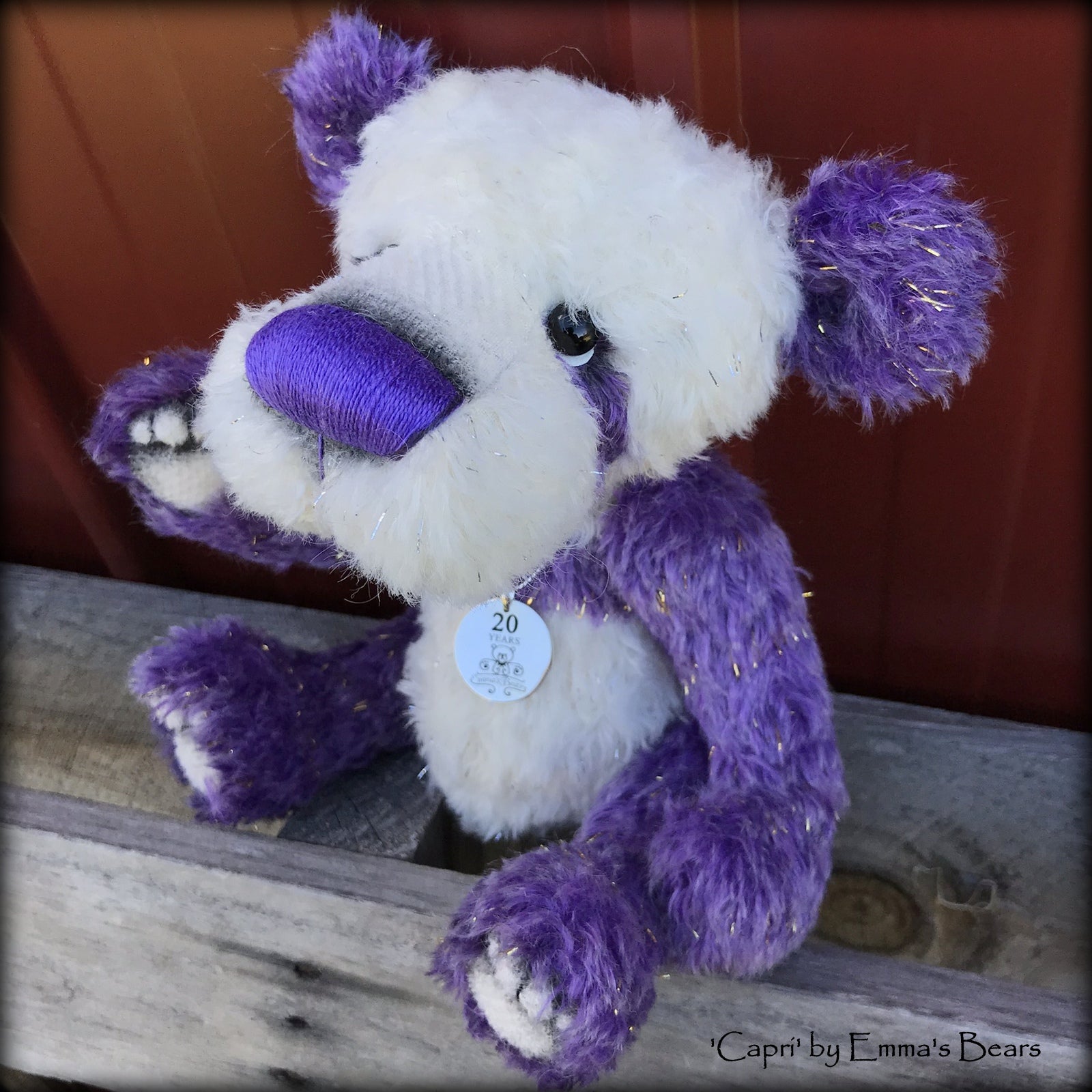 Capri - 20 Years of Emma's Bears Commemorative Teddy - OOAK in a series