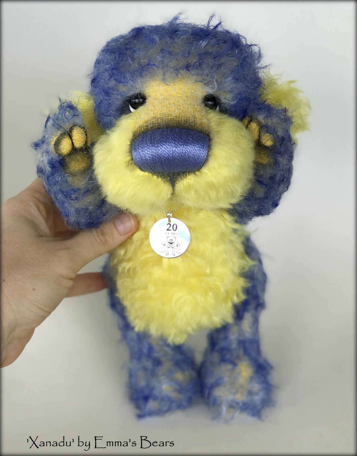 Xanadu - 20 Years of Emma's Bears Commemorative Teddy - OOAK in a series