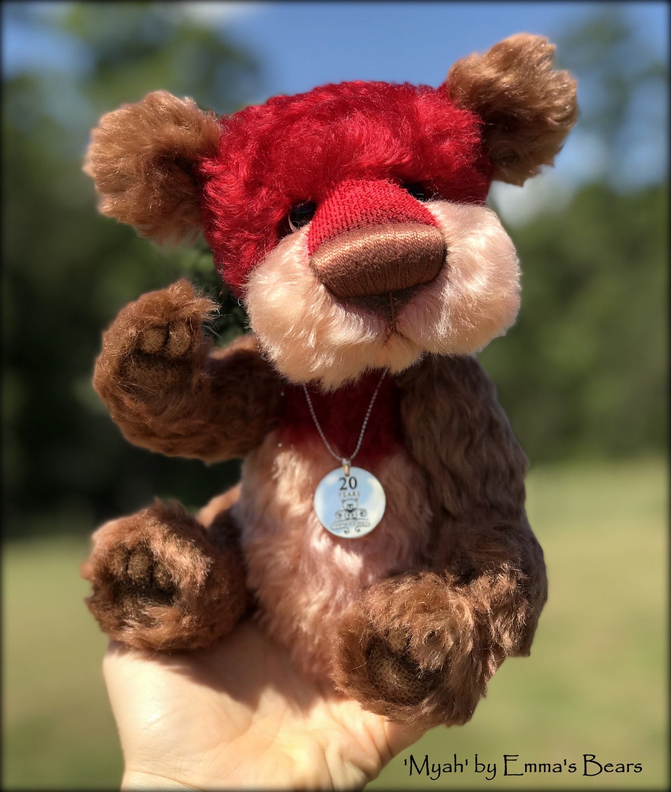 Myah - 20 Years of Emma's Bears Commemorative Teddy - OOAK in a series