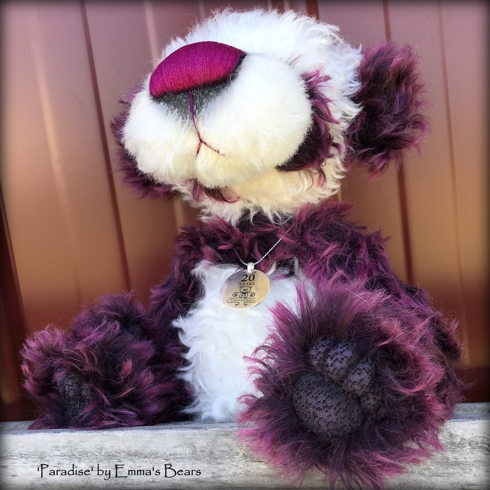 Paradise - 20 Years of Emma's Bears Commemorative Teddy - OOAK in a series