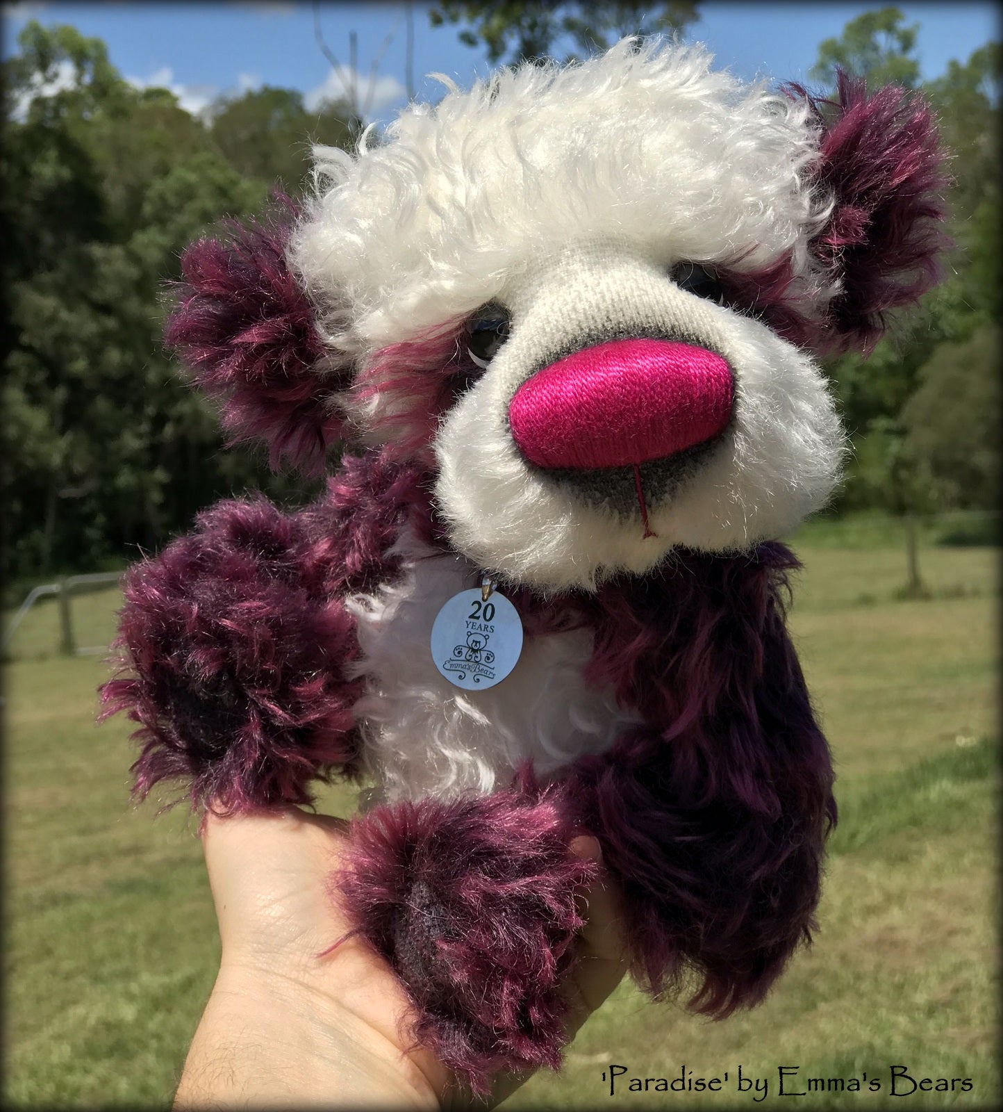 Paradise - 20 Years of Emma's Bears Commemorative Teddy - OOAK in a series