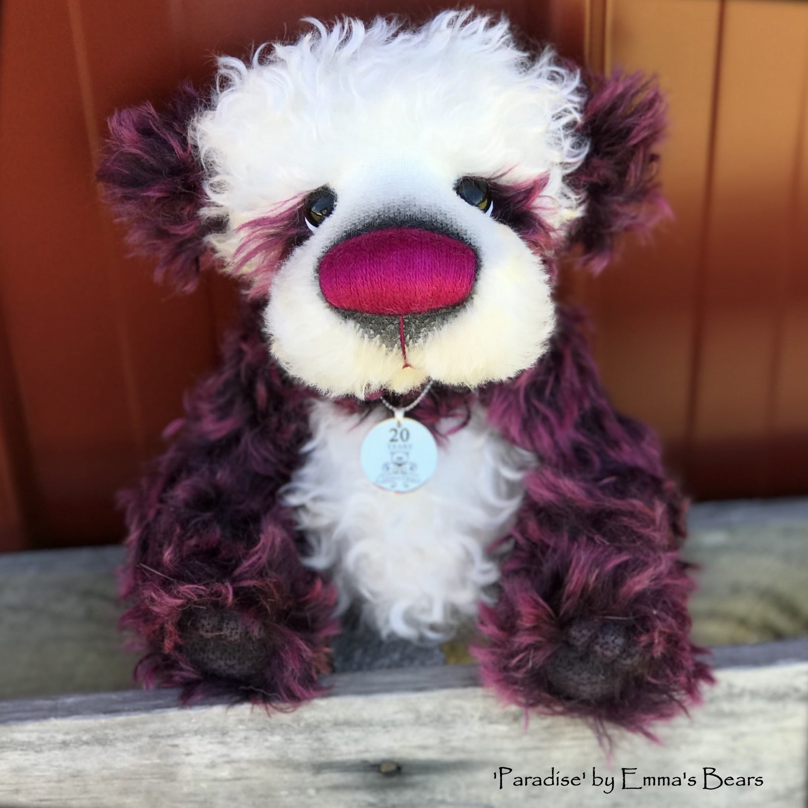 Paradise - 20 Years of Emma's Bears Commemorative Teddy - OOAK in a series