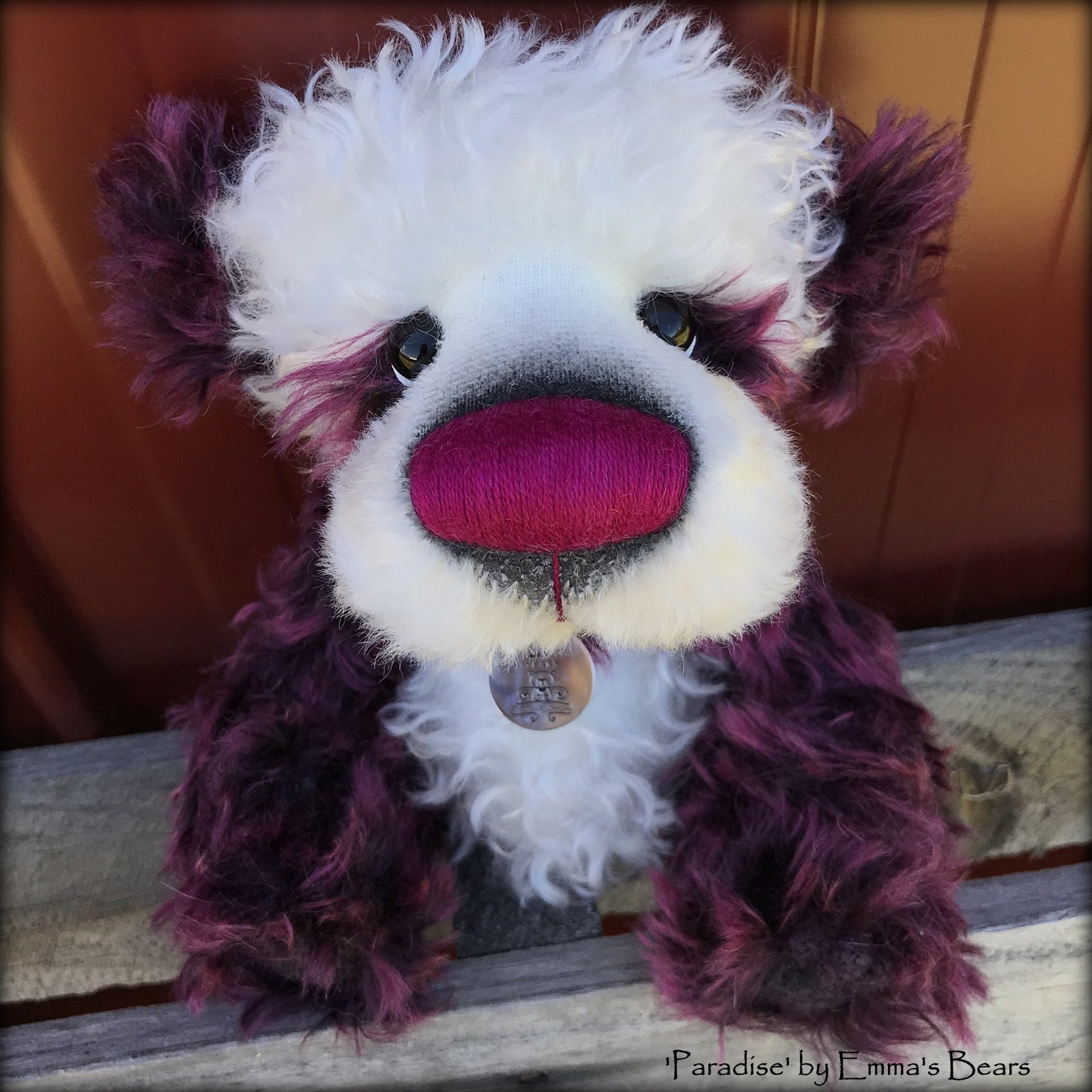 Paradise - 20 Years of Emma's Bears Commemorative Teddy - OOAK in a series