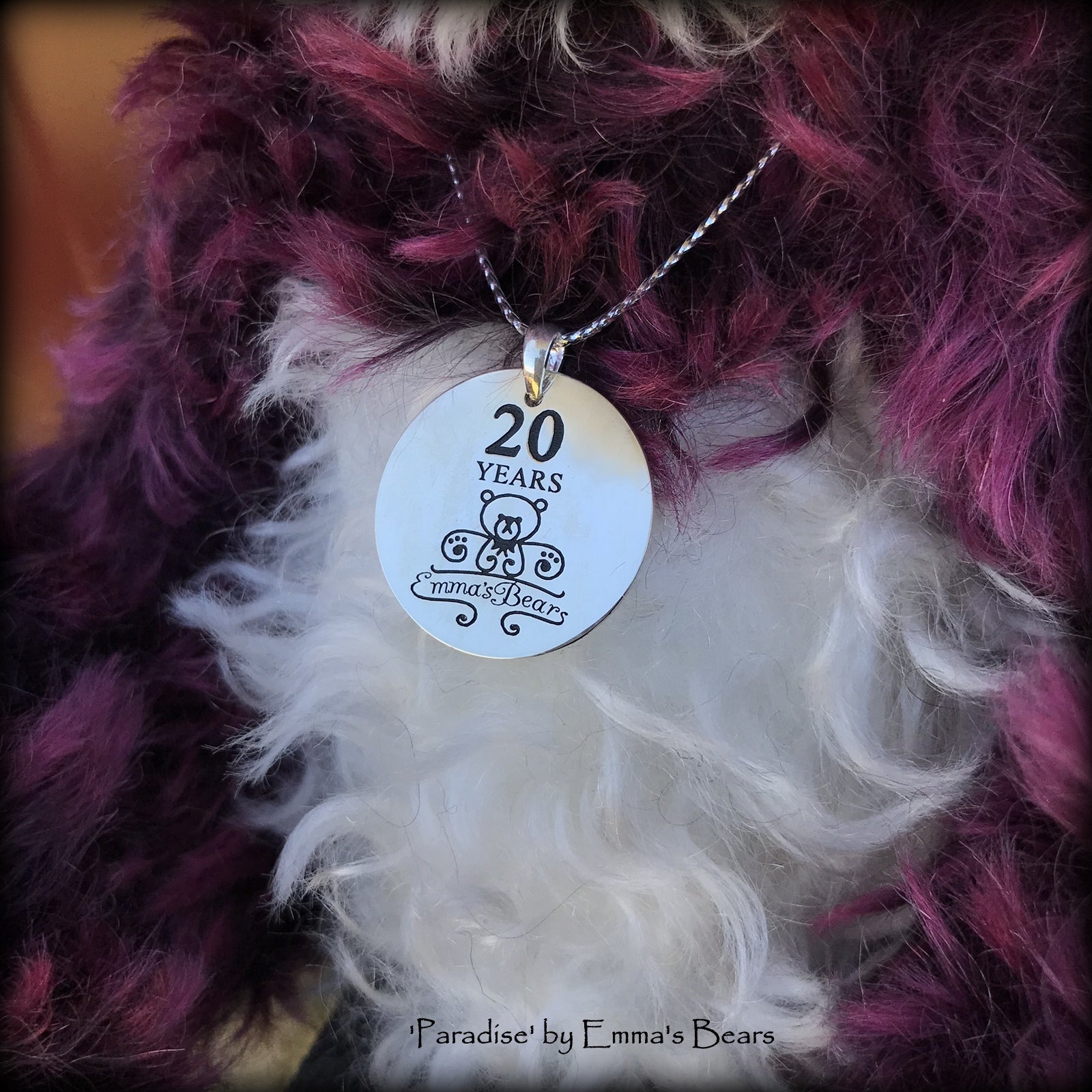 Paradise - 20 Years of Emma's Bears Commemorative Teddy - OOAK in a series