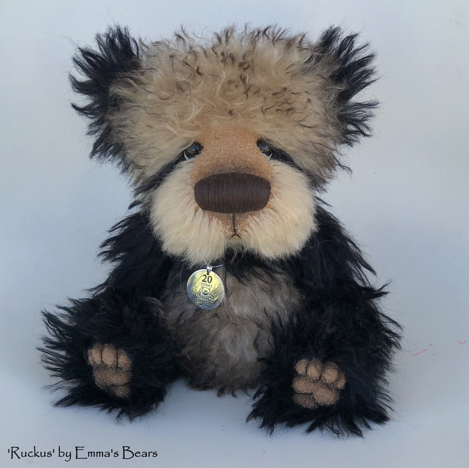 Ruckus - 20 Years of Emma's Bears Commemorative Teddy - OOAK in a series