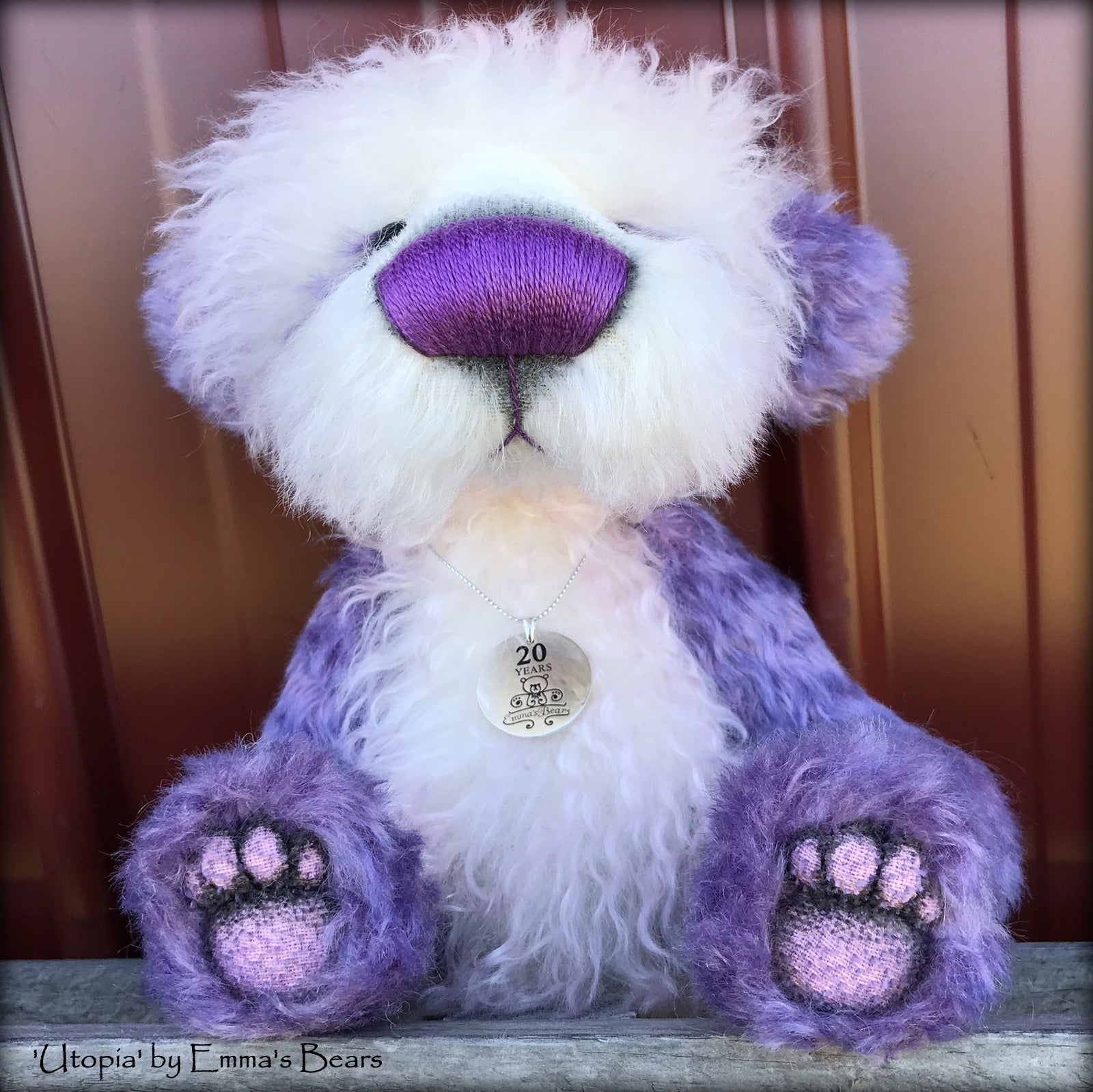 Utopia - 20 Years of Emma's Bears Commemorative Teddy - OOAK in a series