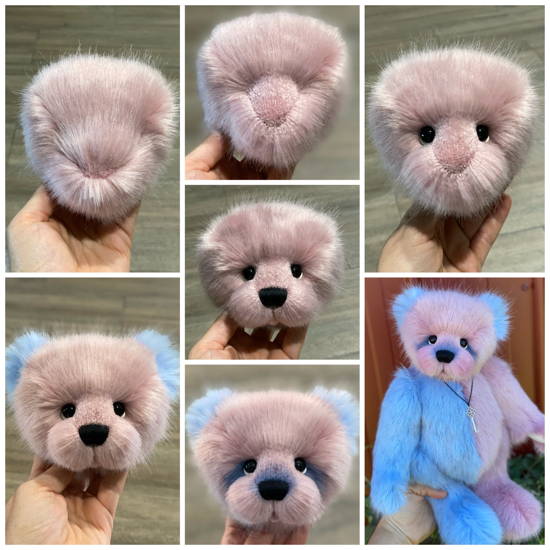 KITS - 14" Harmony faux fur bear