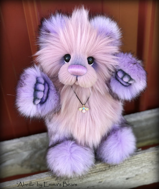 Abeille - 12" faux fur Artist Bear by Emma's Bears - OOAK