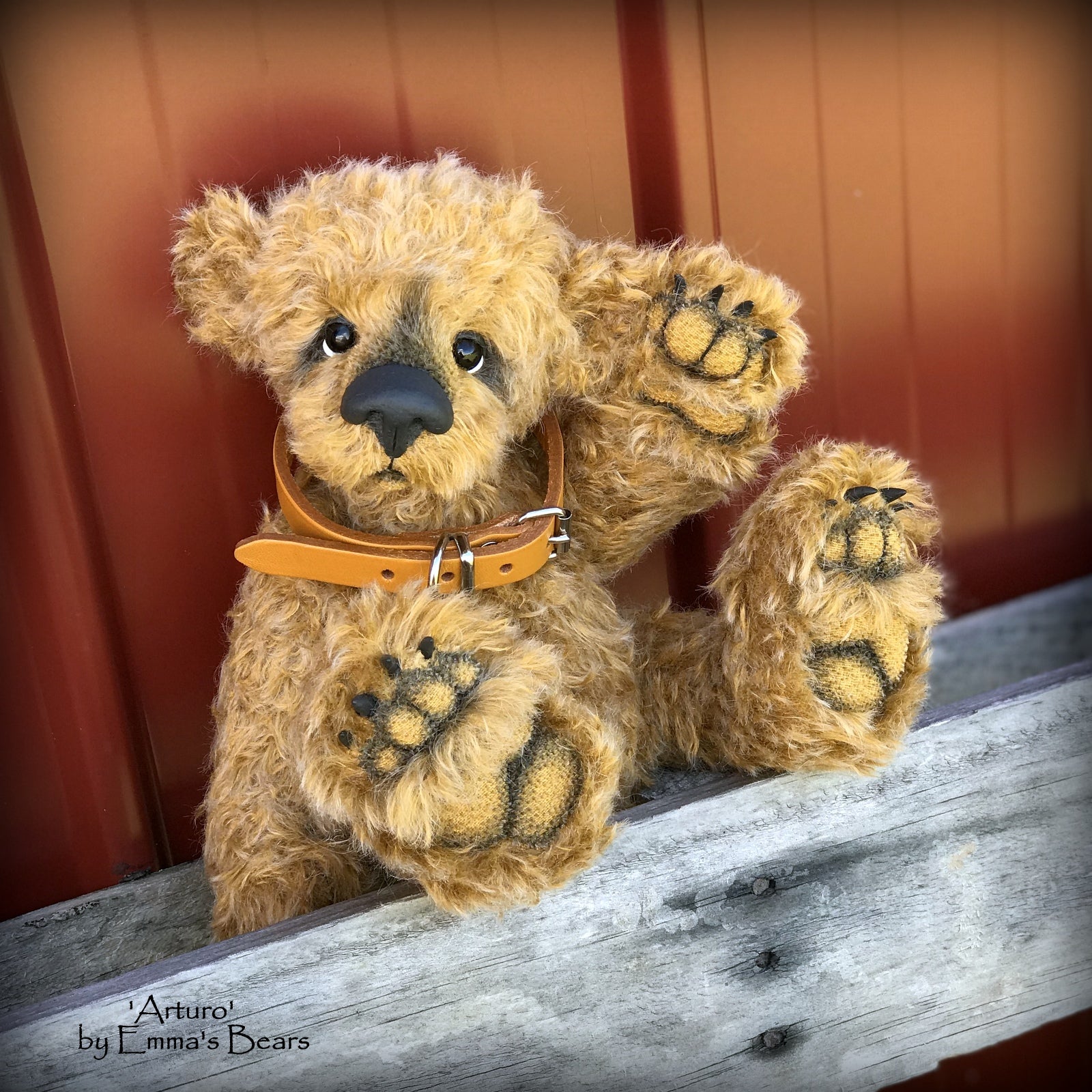 Arturo - 11" mohair/viscose Artist Bear by Emmas Bears - OOAK