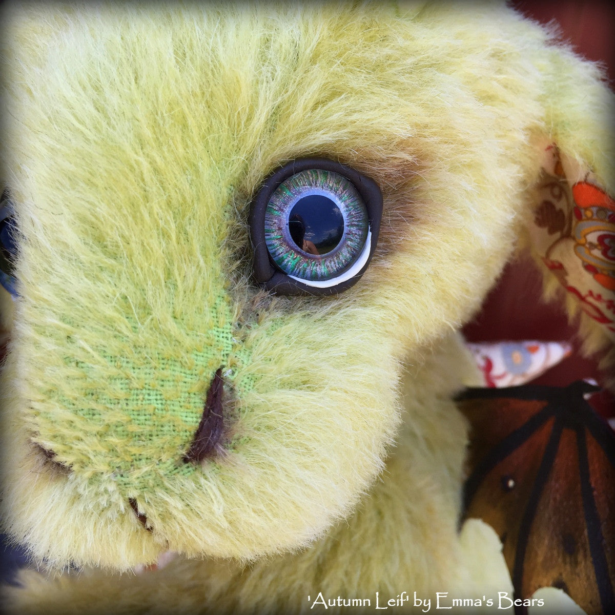 Autumn Leif DRAGON - 15in MOHAIR Artist Baby Dragon by Emmas Bears - OOAK