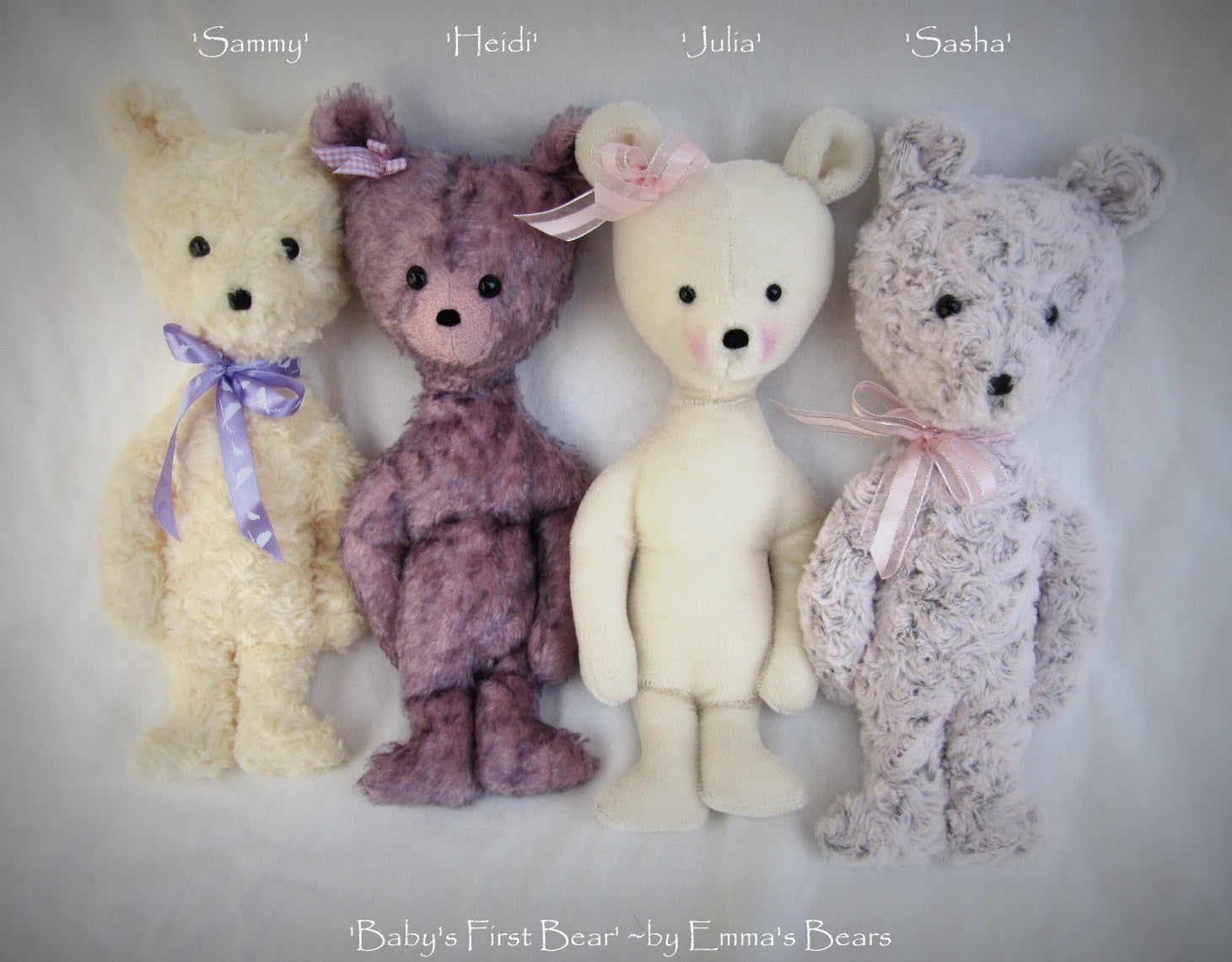 Digital PATTERN - 14" Baby's First Bear - unjointed design