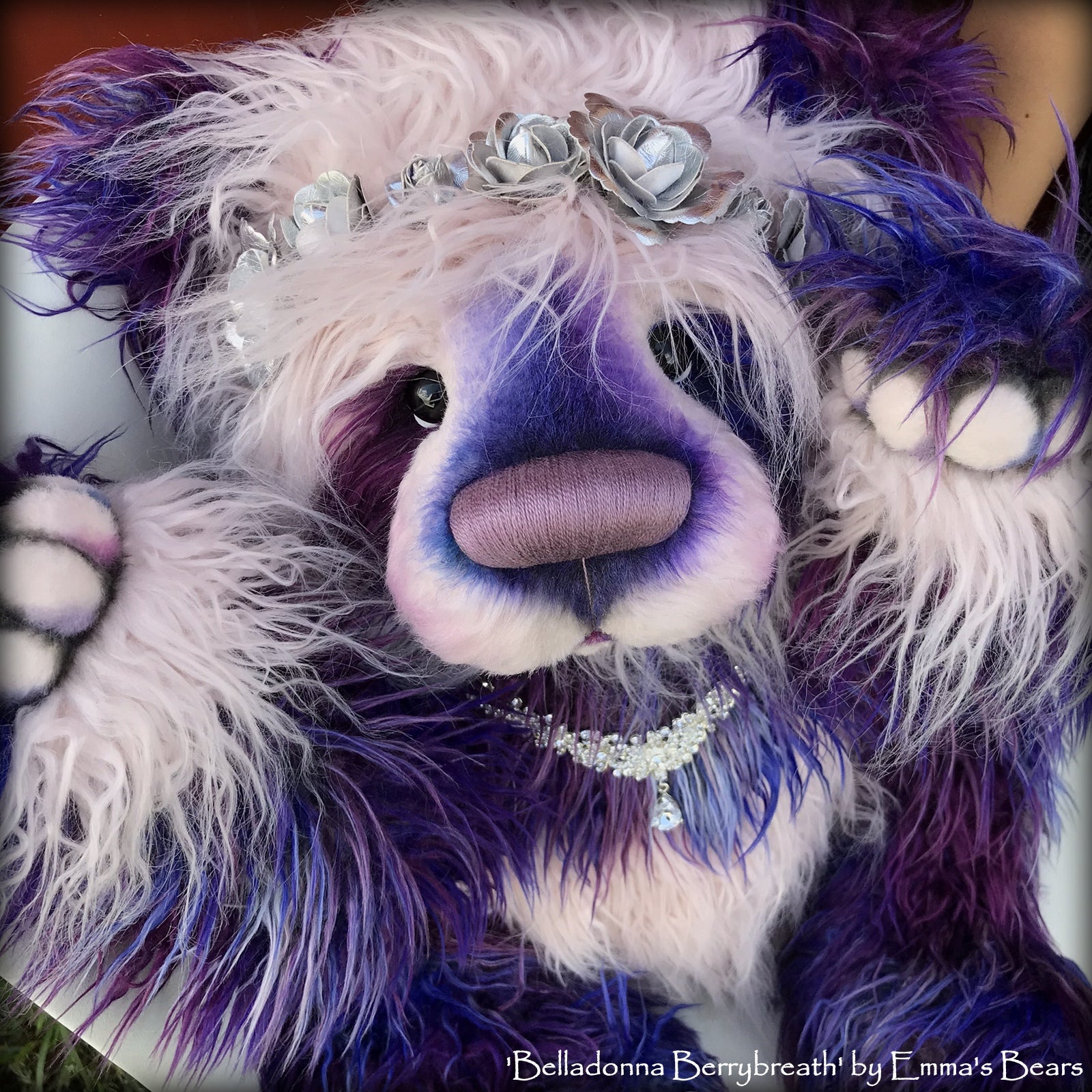 Belladonna Berrybreath - 28" Faux Fur Artist Bear by Emmas Bears - OOAK