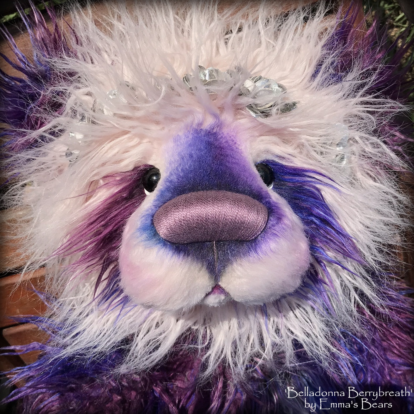 Belladonna Berrybreath - 28" Faux Fur Artist Bear by Emmas Bears - OOAK