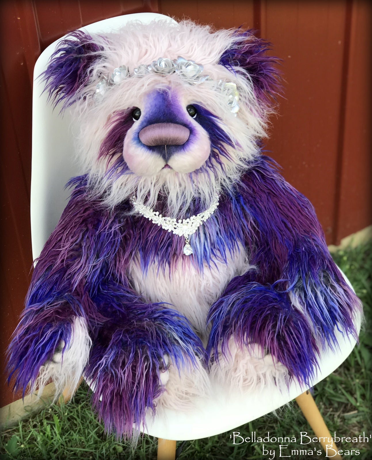 Belladonna Berrybreath - 28" Faux Fur Artist Bear by Emmas Bears - OOAK