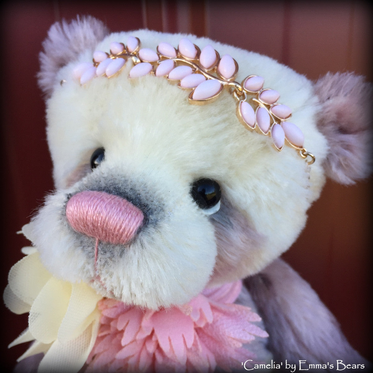 Camelia - 12" mohair artist bear  - OOAK by Emma's Bears