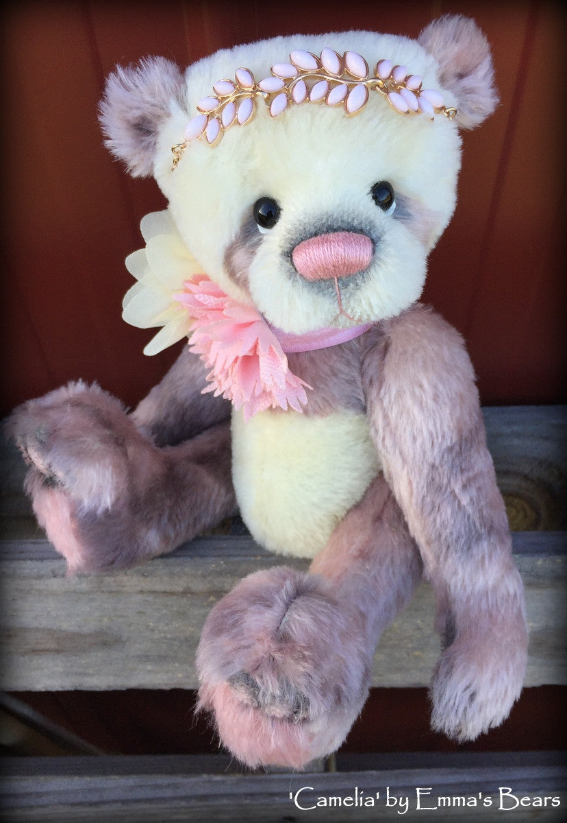 Camelia - 12" mohair artist bear  - OOAK by Emma's Bears