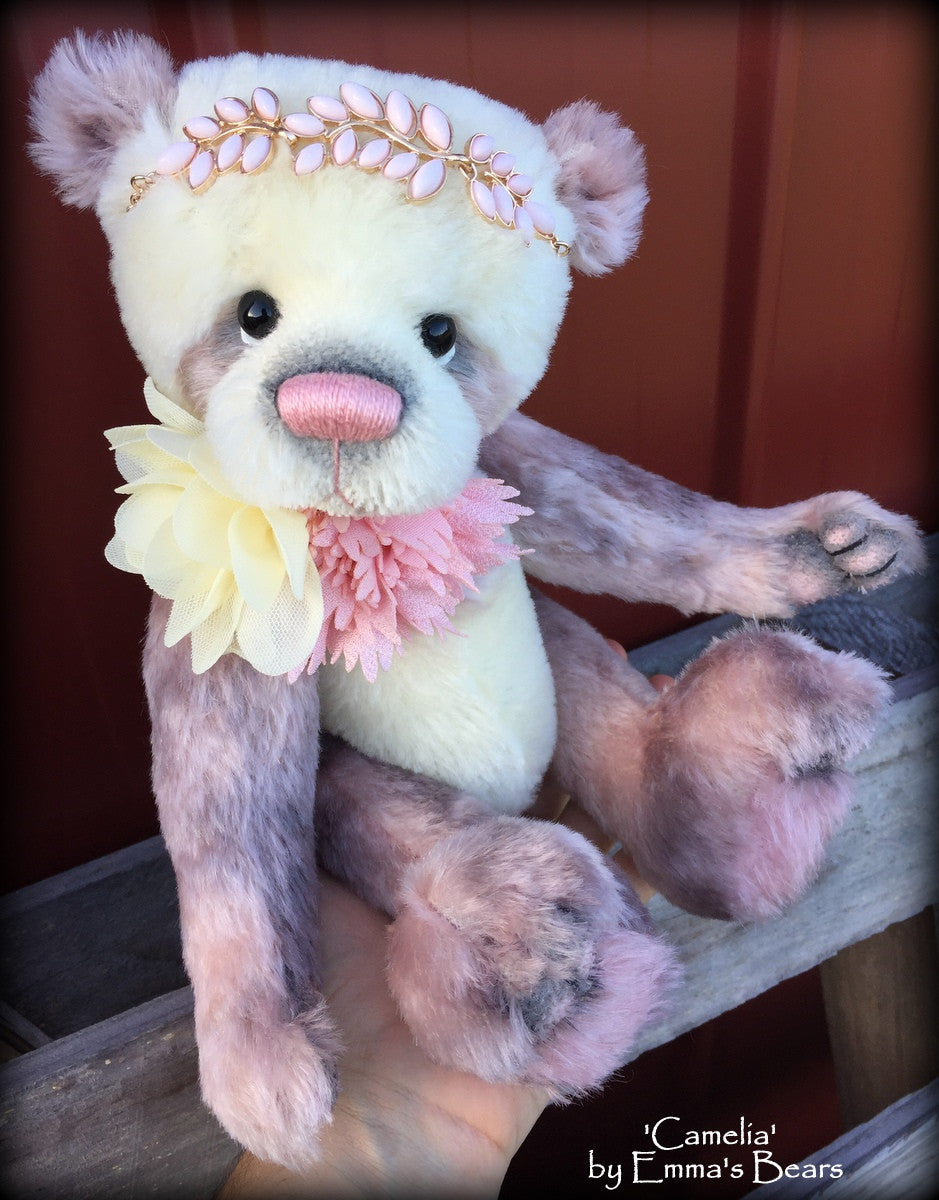 Camelia - 12" mohair artist bear  - OOAK by Emma's Bears