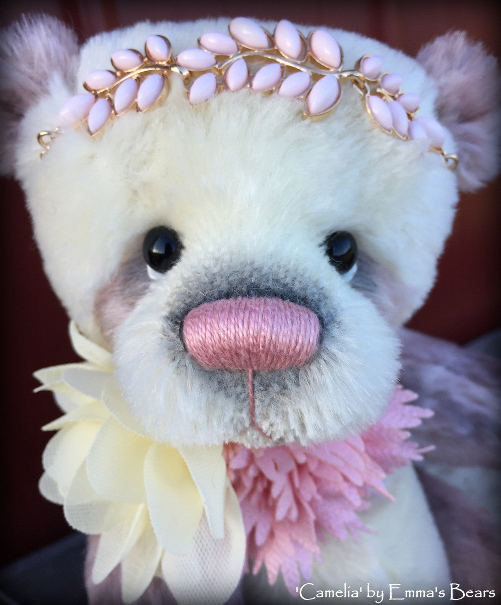 Camelia - 12" mohair artist bear  - OOAK by Emma's Bears