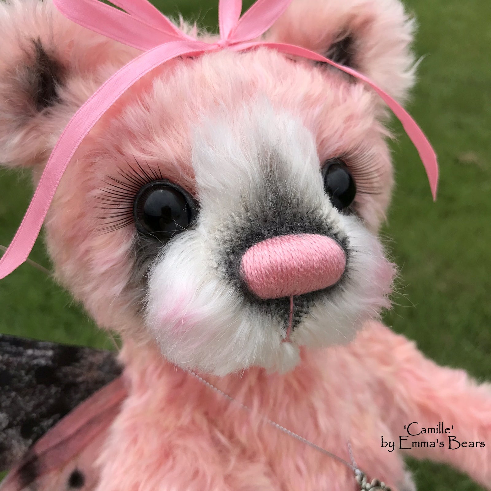 Camille - 12" Hand dyed artist Easter Butterfly Bear by Emma's Bears - OOAK