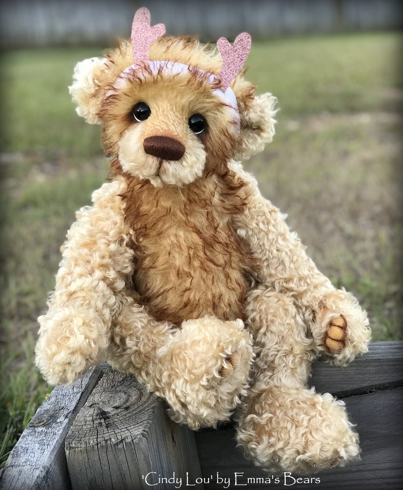 Cindy Lou - 21" Christmas 2018 Toddler Artist Bear by Emma's Bears - OOAK