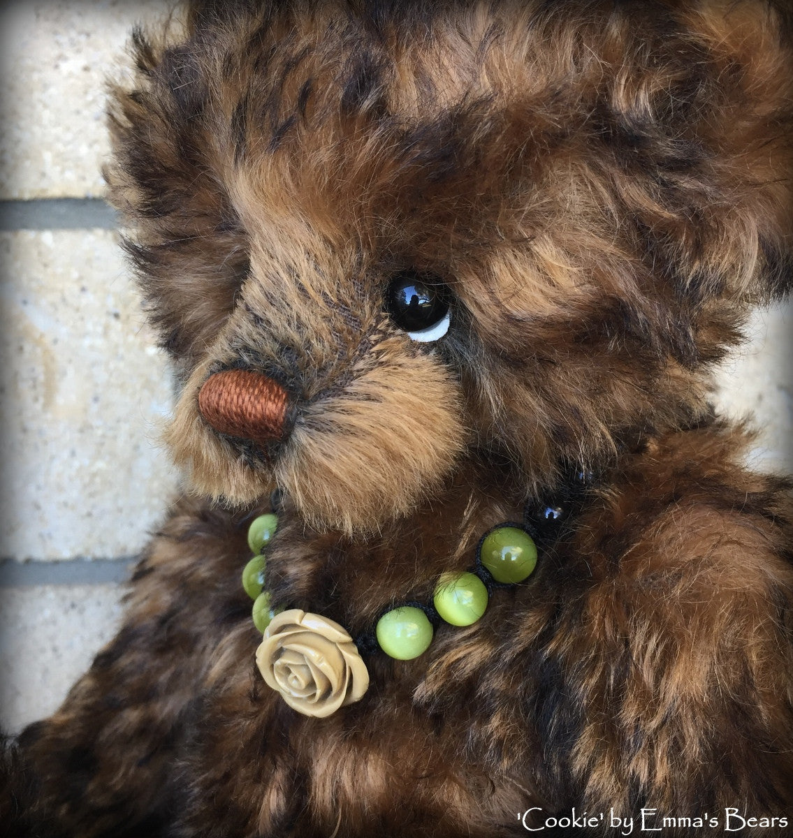 Cookie - 13" kid mohair artist bear  - OOAK by Emma's Bears