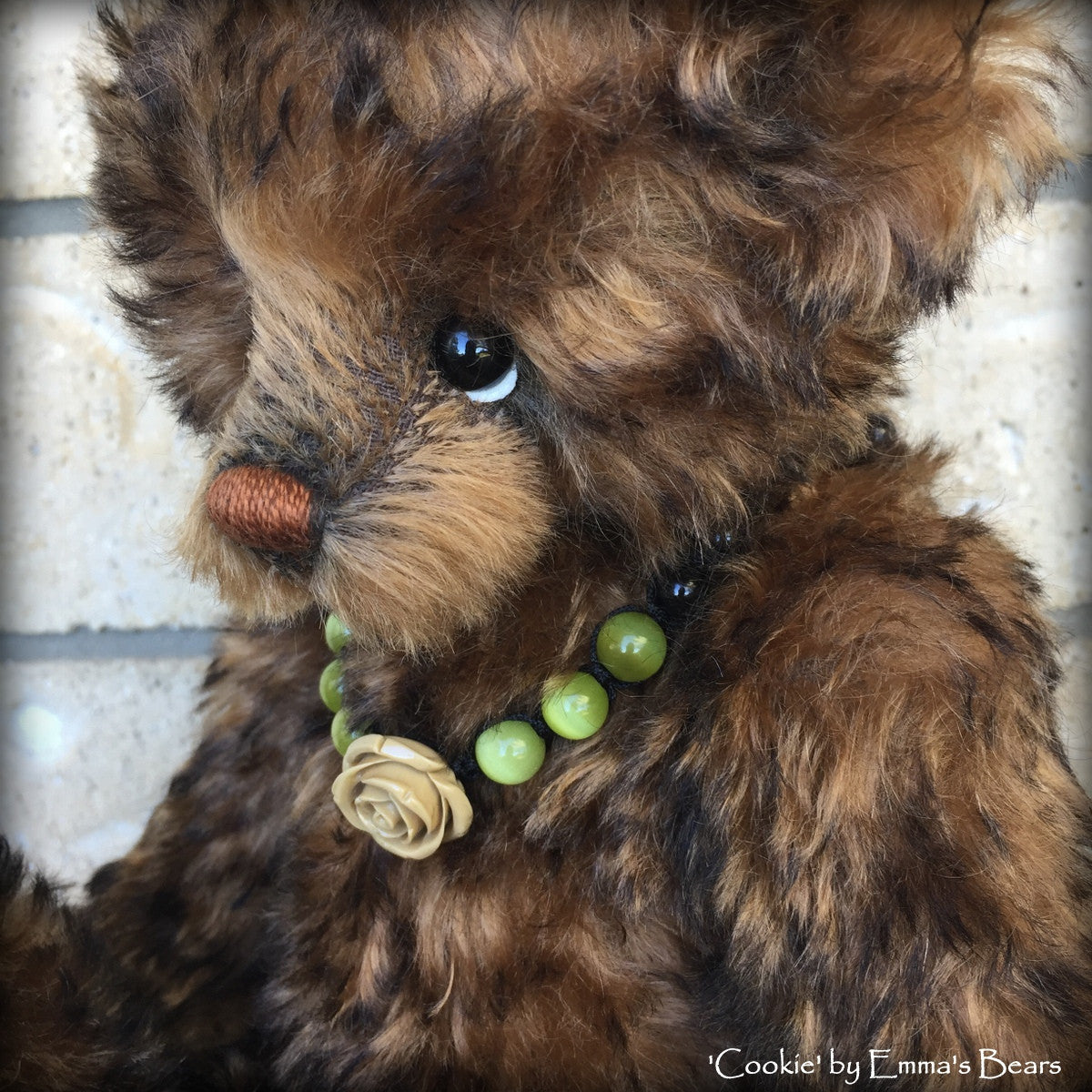 Cookie - 13" kid mohair artist bear  - OOAK by Emma's Bears