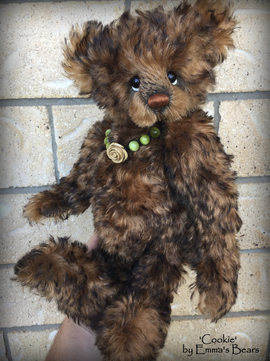 Cookie - 13" kid mohair artist bear  - OOAK by Emma's Bears