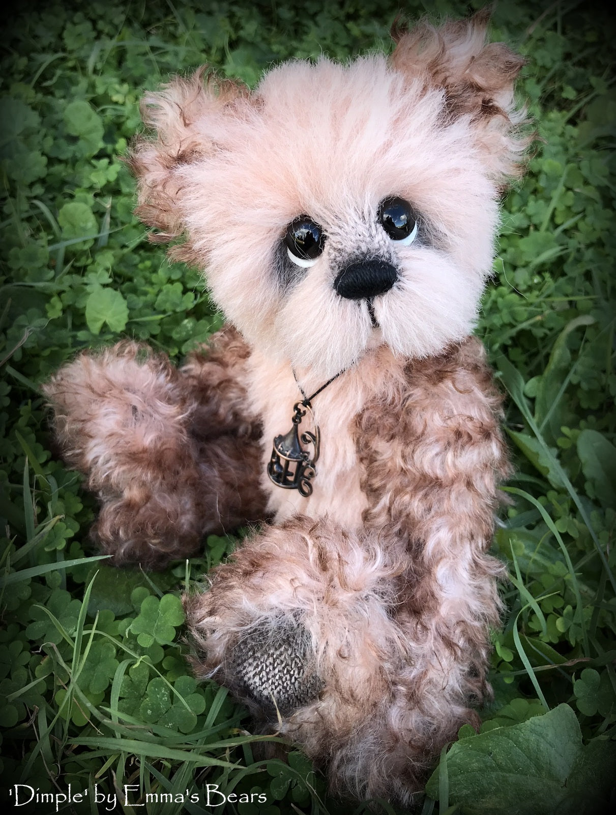 Dimple - 10" Alpaca and Kid Mohair Artist Bear by Emma's Bears - OOAK