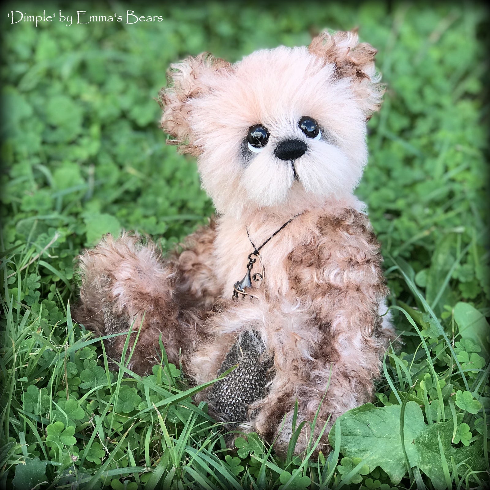 Dimple - 10" Alpaca and Kid Mohair Artist Bear by Emma's Bears - OOAK