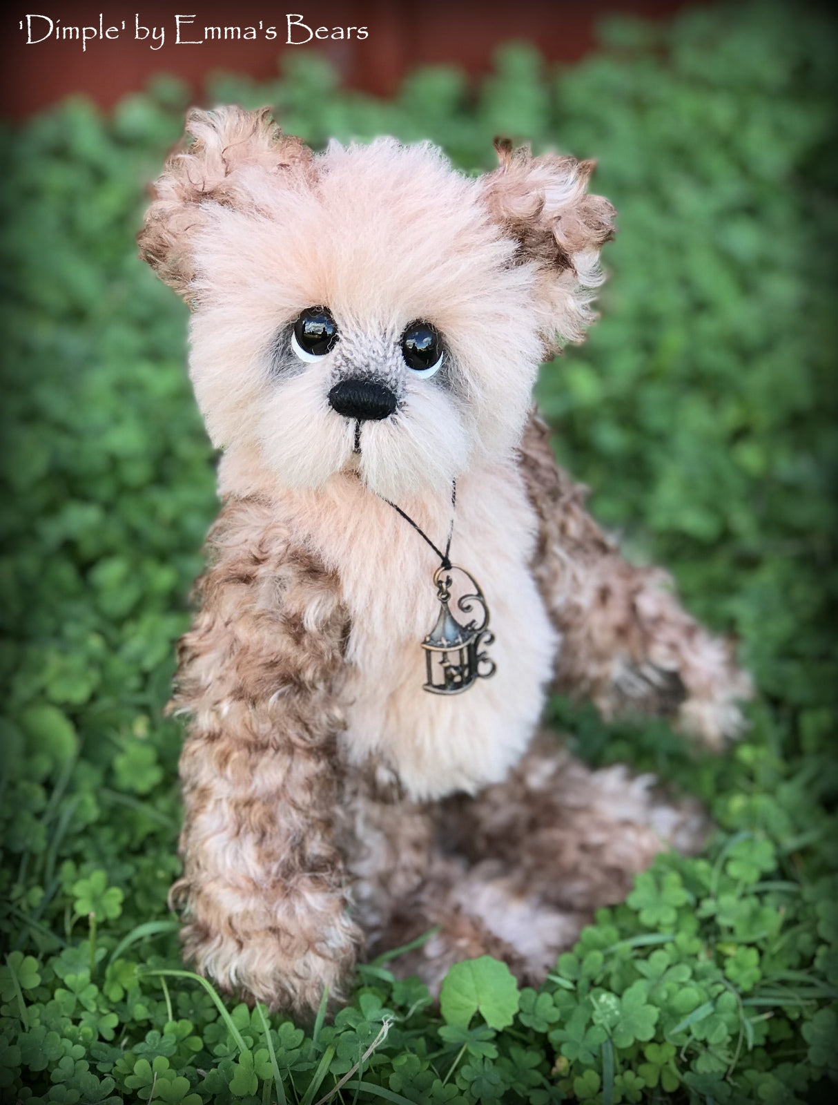 Dimple - 10" Alpaca and Kid Mohair Artist Bear by Emma's Bears - OOAK