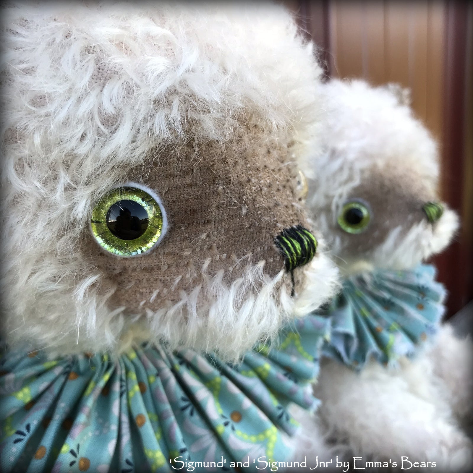 Sigmund - 13" hand-dyed double thick mohair Artist Bear by Emma's Bears - Limited Edition