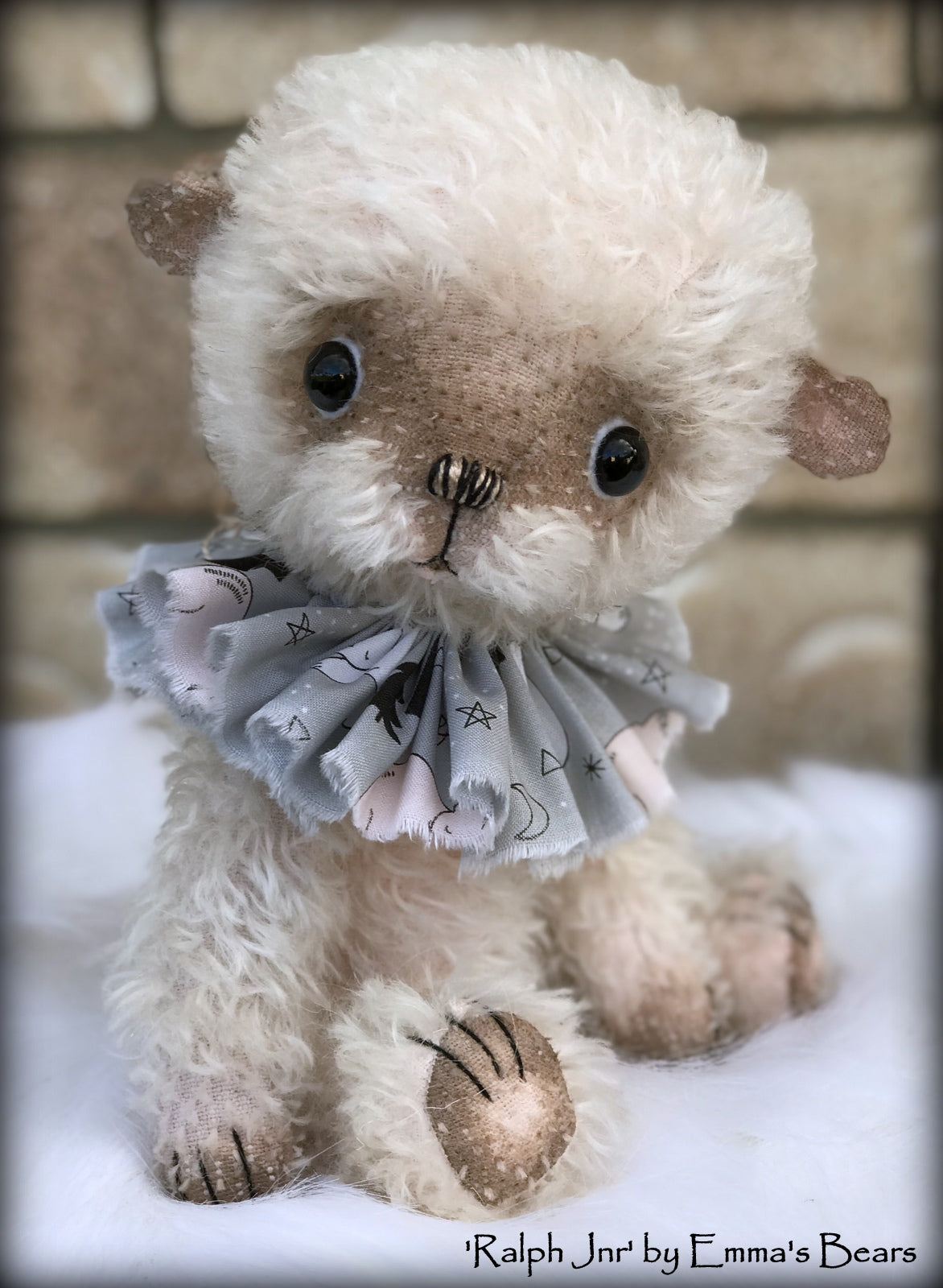 Ralph Jnr - 11" hand-dyed double thick mohair Artist Bear by Emma's Bears - Limited Edition