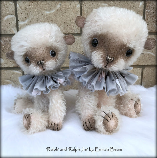 Ralph Jnr - 11" hand-dyed double thick mohair Artist Bear by Emma's Bears - Limited Edition
