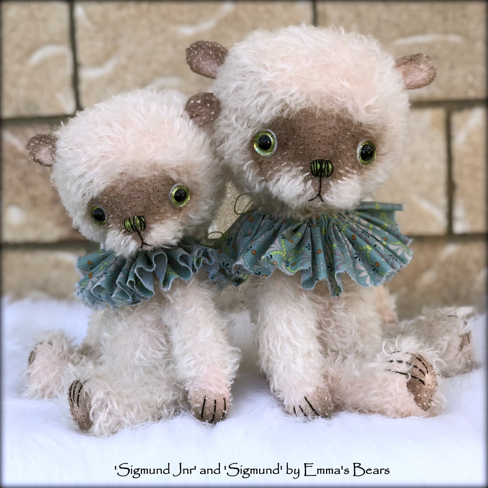 Sigmund - 13" hand-dyed double thick mohair Artist Bear by Emma's Bears - Limited Edition