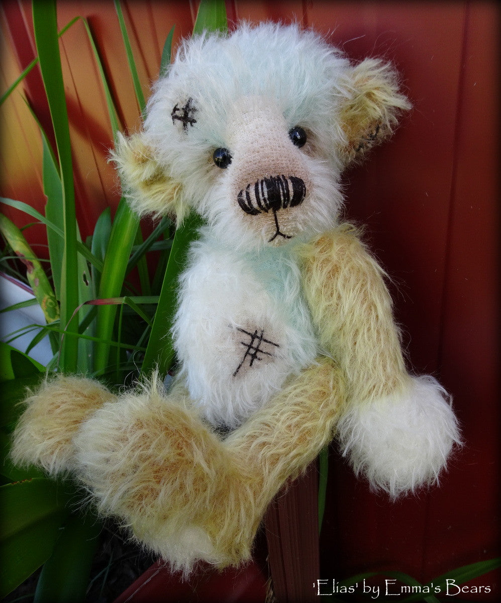 Elias - 10in well worn mohair Artist Bear by Emmas Bears