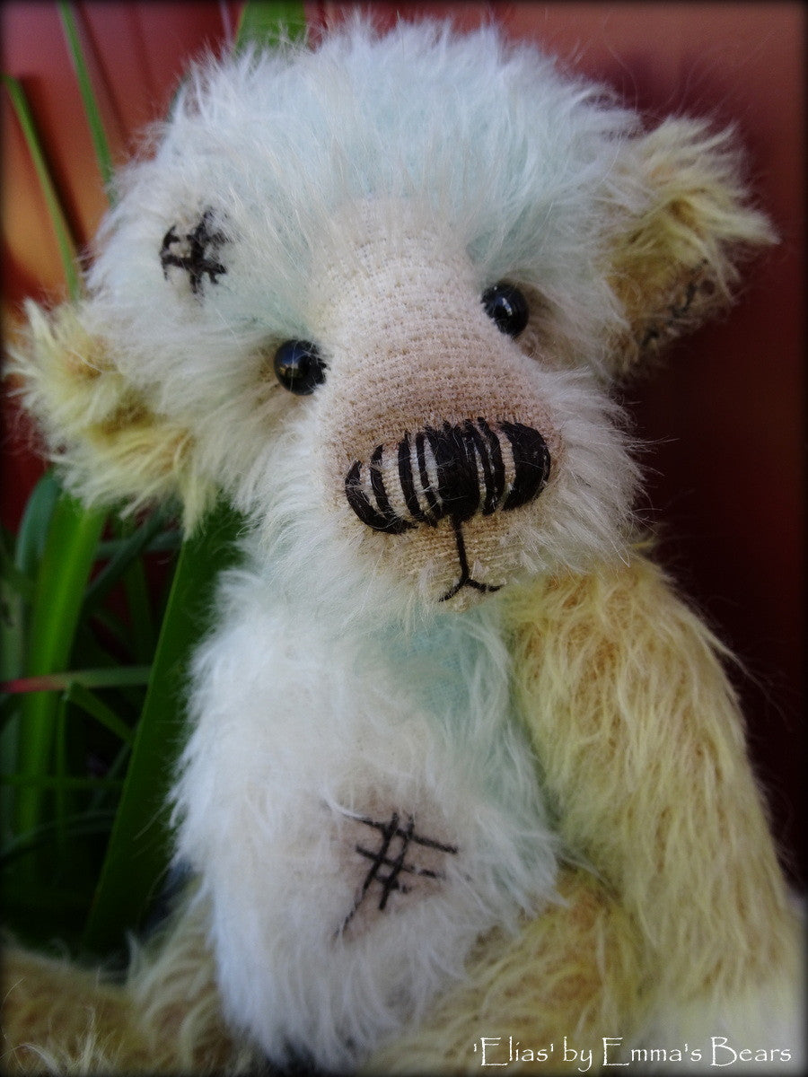 Elias - 10in well worn mohair Artist Bear by Emmas Bears